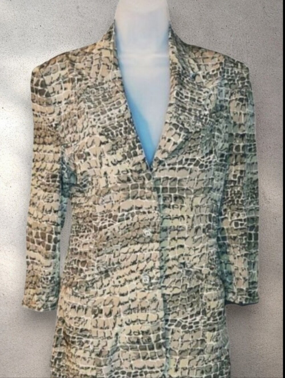 Saks Fifth Avenue Vintage 100% Silk Blazer